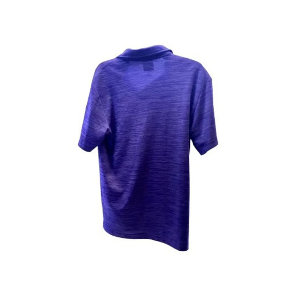 Greg Norman Purple Heathered Polo Style Shirt - Picture 2 of 3
